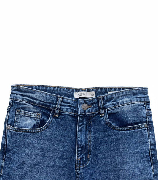 Acid Wash Carrot Fit Denim