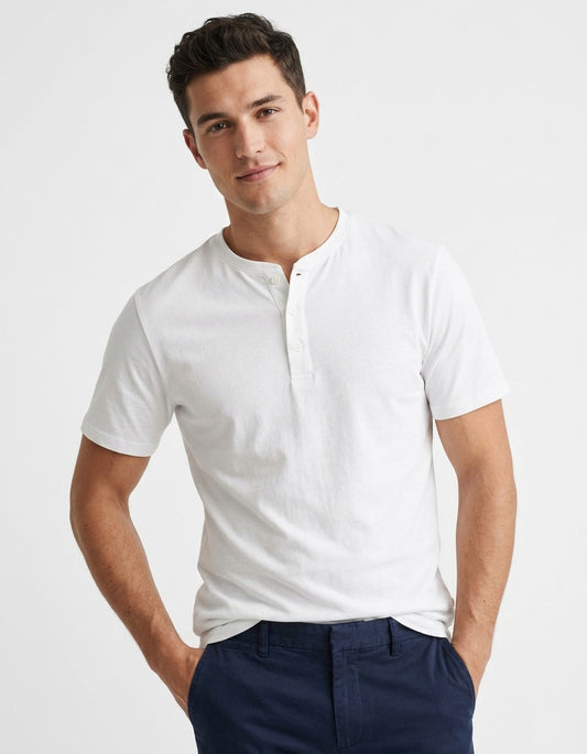 Basic Henley T Shirt