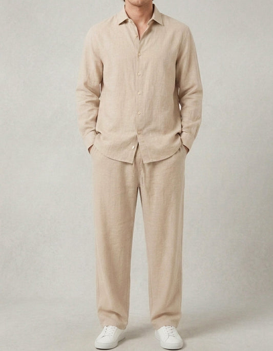 Linen Blend Trouser