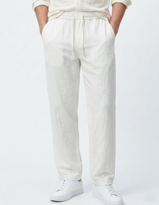 Linen Straight Fit Trouser