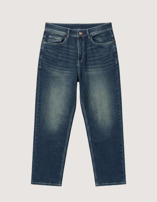 Tinted Washed Baggy Fit Denim