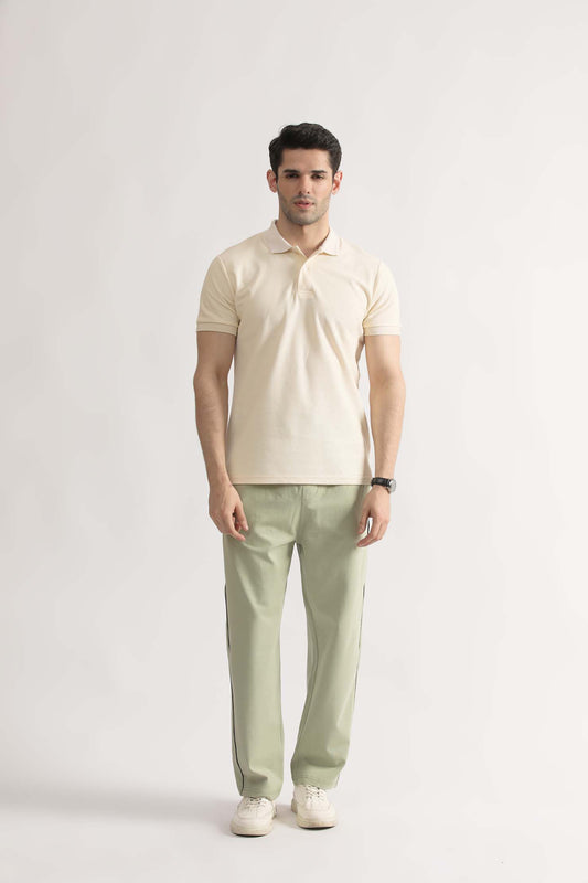 Jacquard Cotton Polo