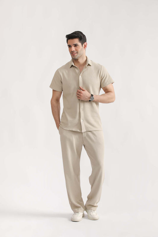 Thermal Open Knit Shirt