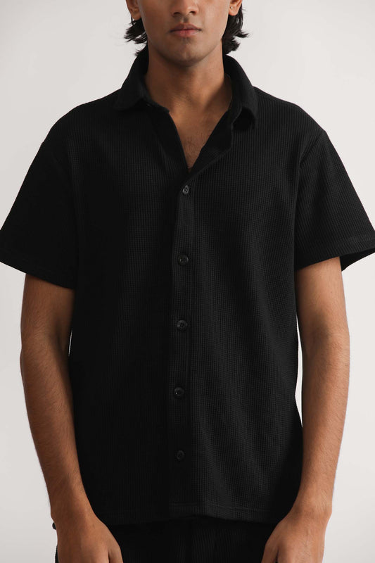 Thermal Open Knit Shirt