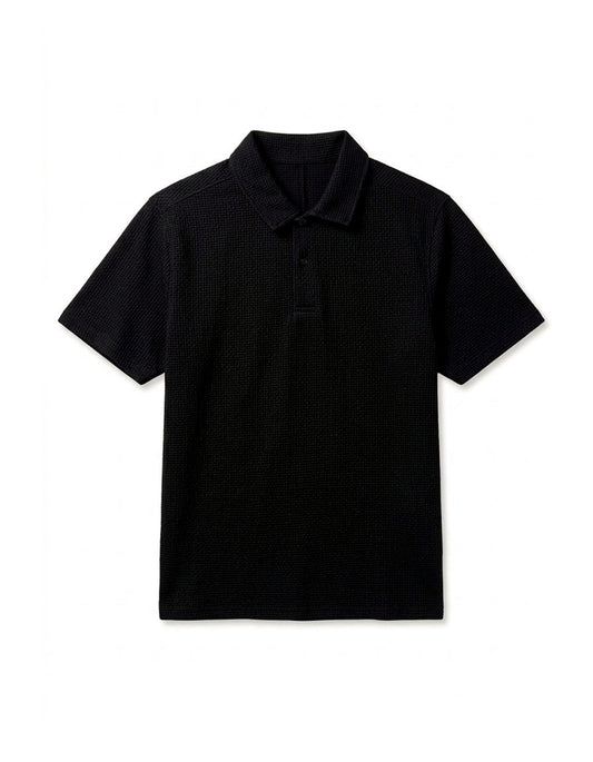 Self Pattern Polo Shirt