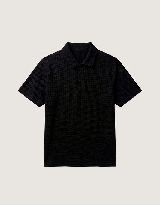 Self Pattern Polo Shirt