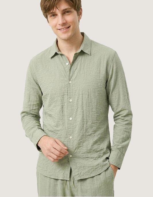 Linen Blend Casual Shirt