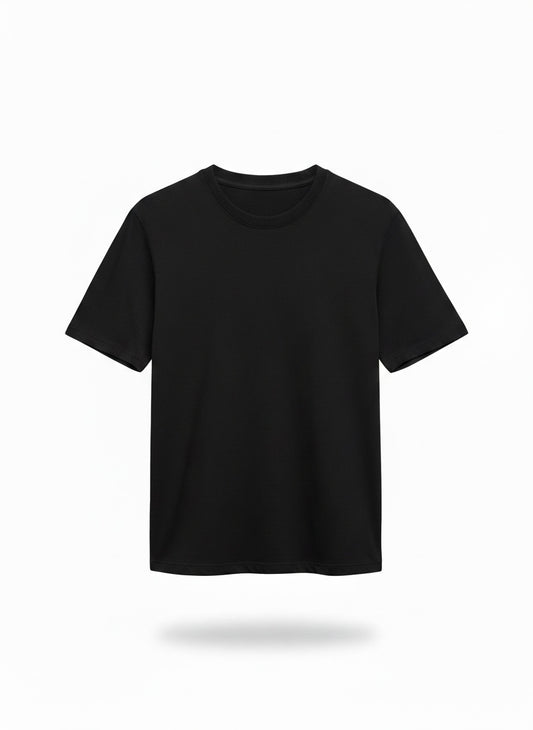 Basic Cotton Blend T Shirt