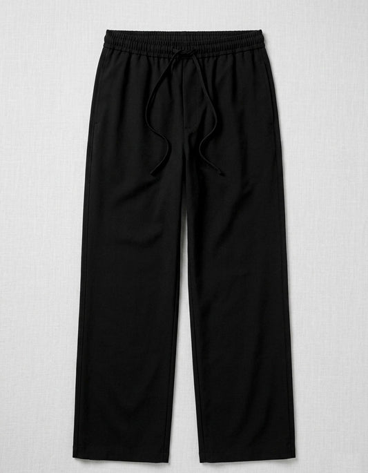 Cotton Blend Loose Fit Trouser