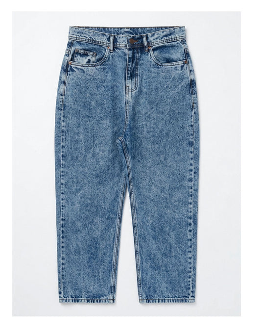 Acid Wash Baggy Denim