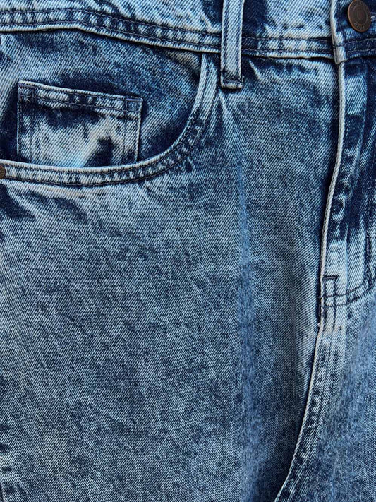 Acid Wash Baggy Denim