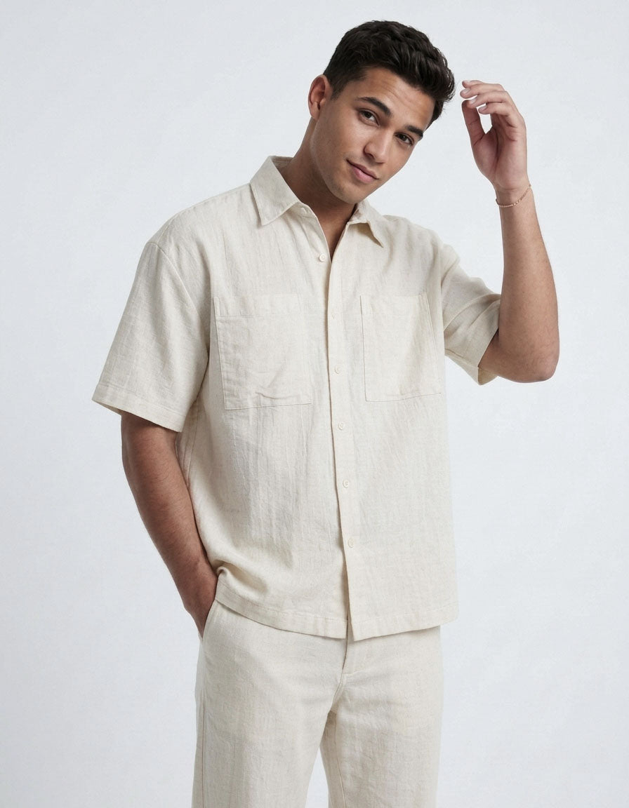 Boxy Fit Casual Shirt