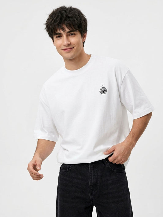 Printed Boxy T Shirt