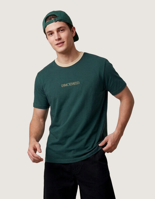 Contrast Rib T-Shirt