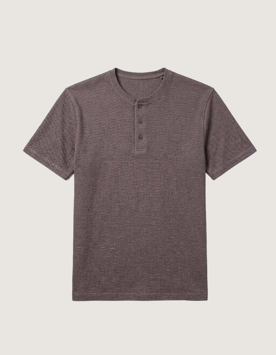 Jacquard Henley T-Shirt