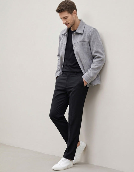 Jacquard Textured Jacket