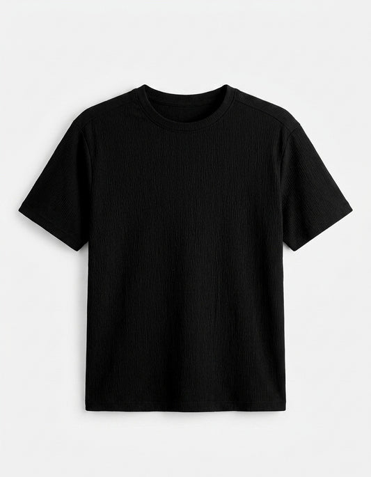 Layer Textured T Shirt