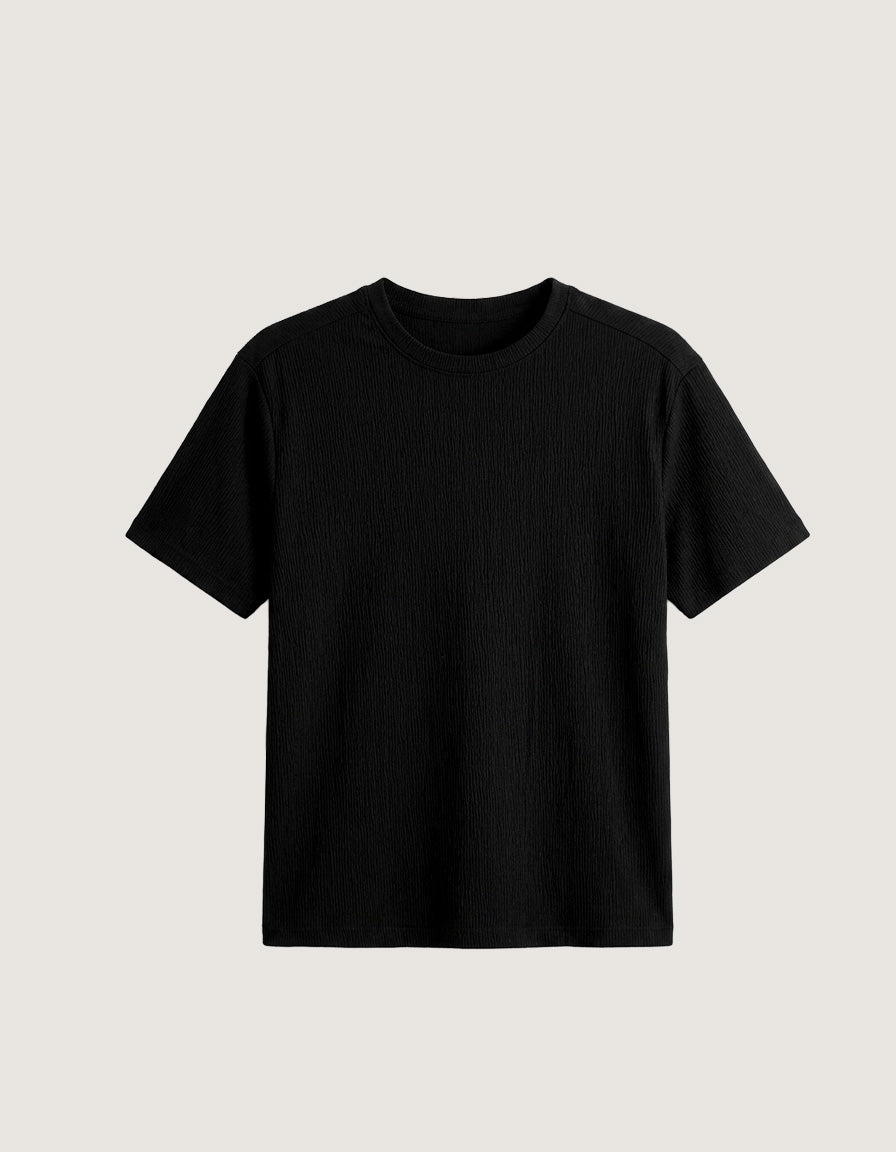 Layer Textured T Shirt