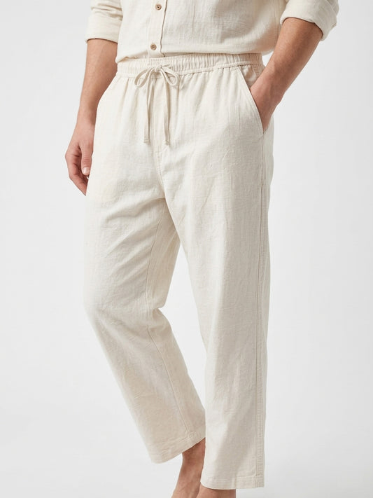 Loose Fit Cotton Trouser