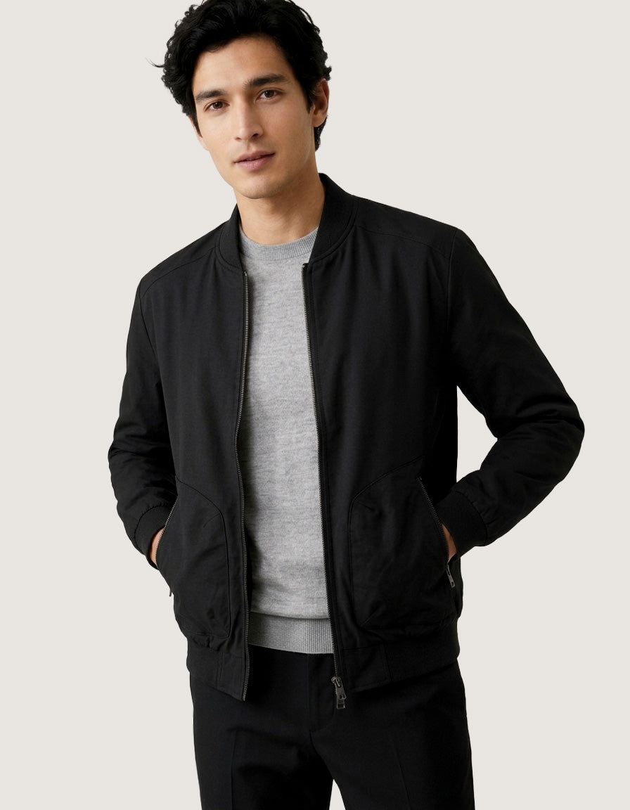 Patch Pocket Bomber Jacket