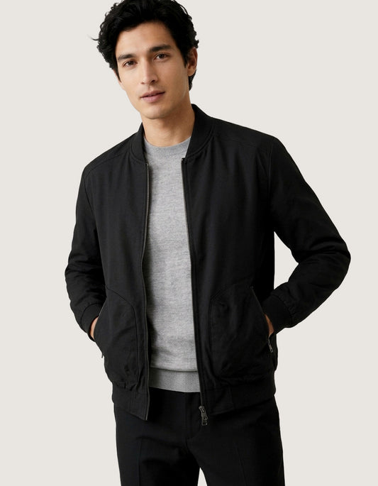 Patch Pocket Bomber Jacket