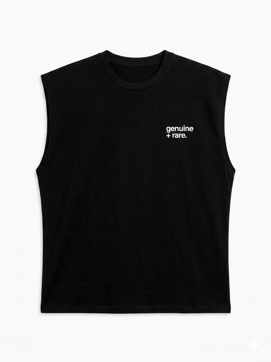 Printed Sleeveless T Shirt