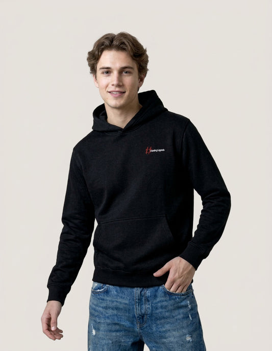 Slub Printed Hoodie
