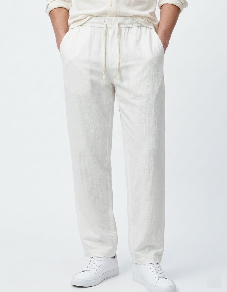 Linen Straight Fit Trouser