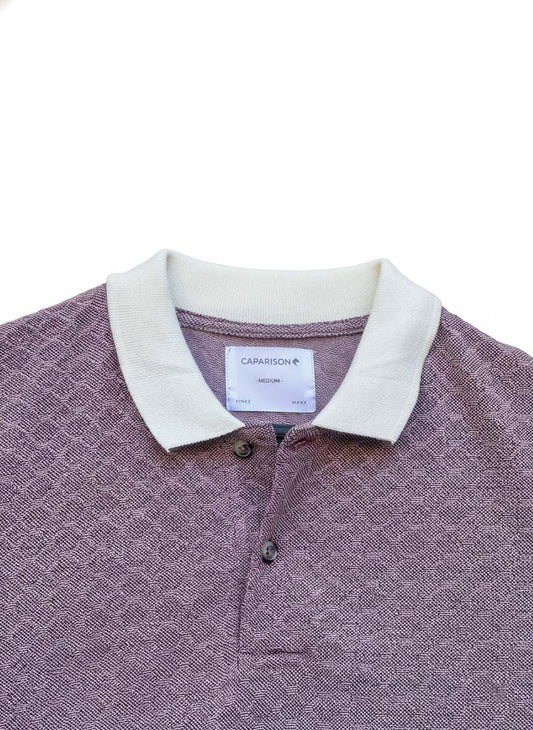 Contrast Jacquard Polo