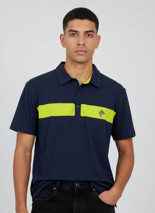 Contrast Stripe Polo