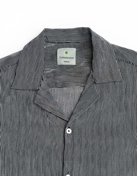 Double Tone Coat Collar Shirt
