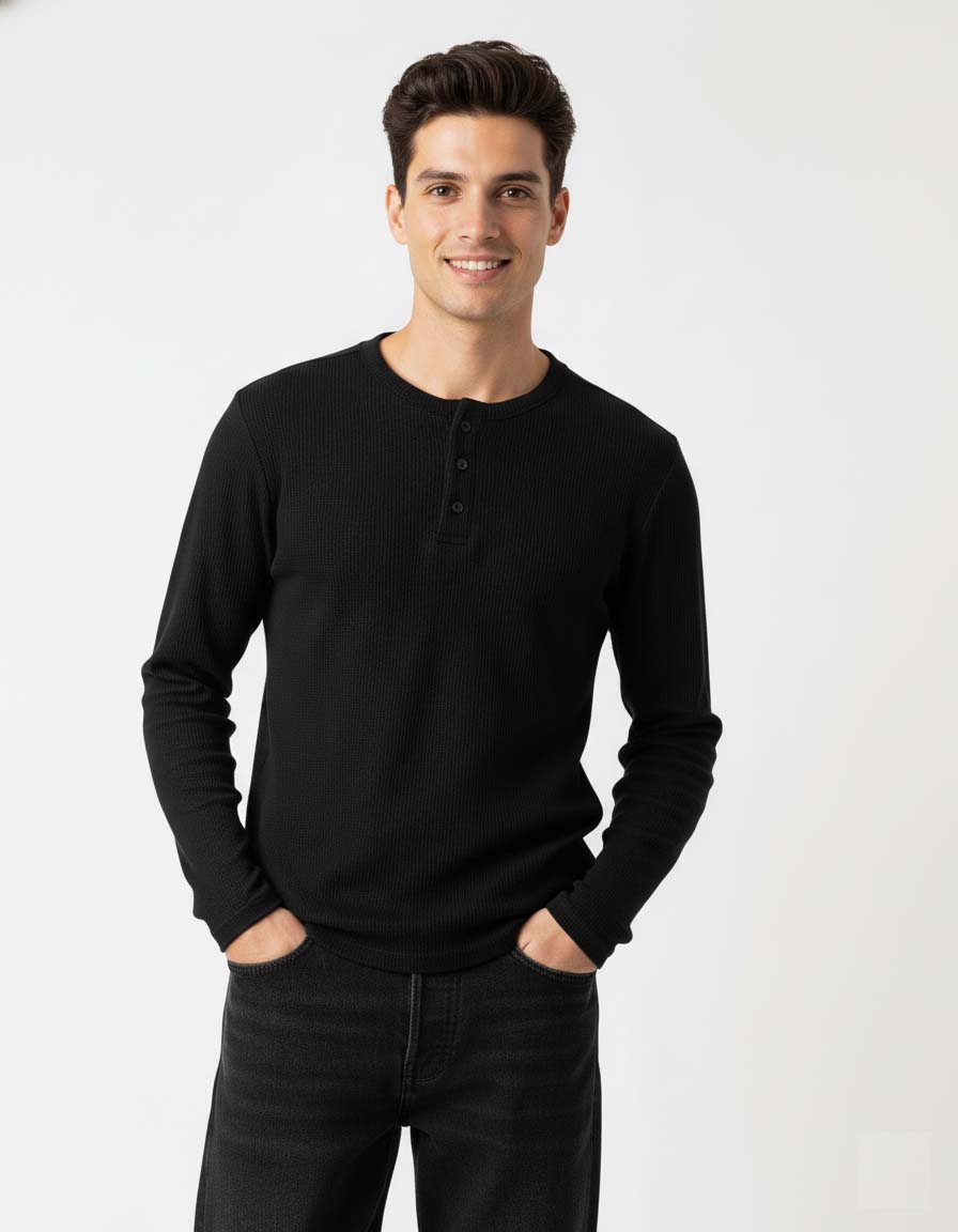 Henley Sweatshirt