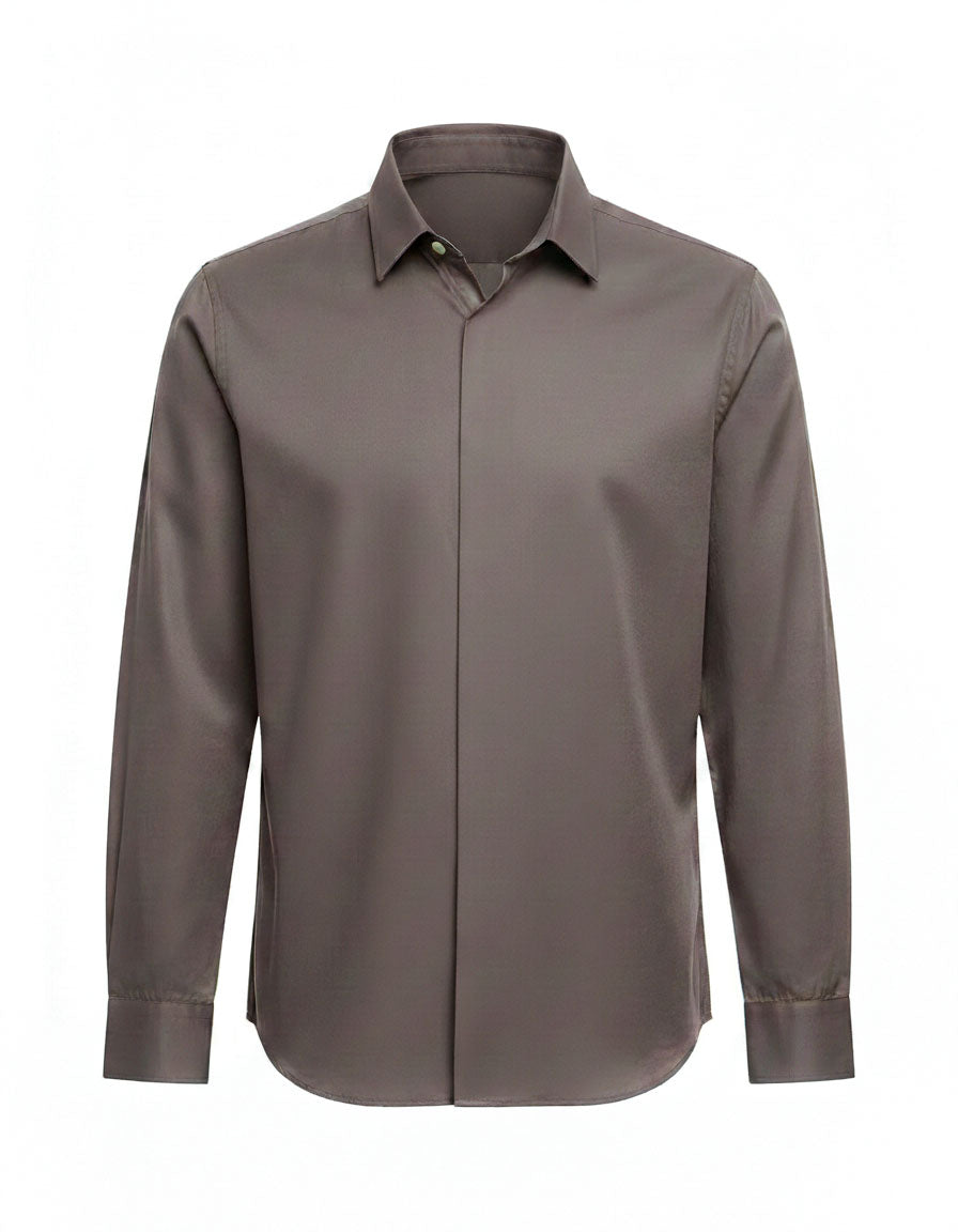 Hidden Button Casual Shirt