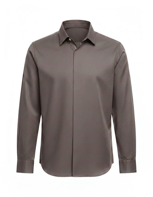 Hidden Button Casual Shirt