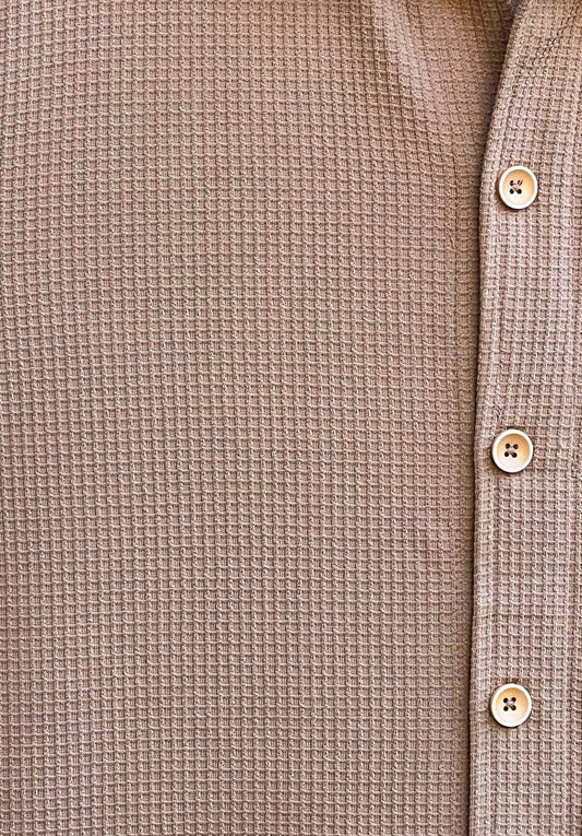 Jacquard Button Down Shacket