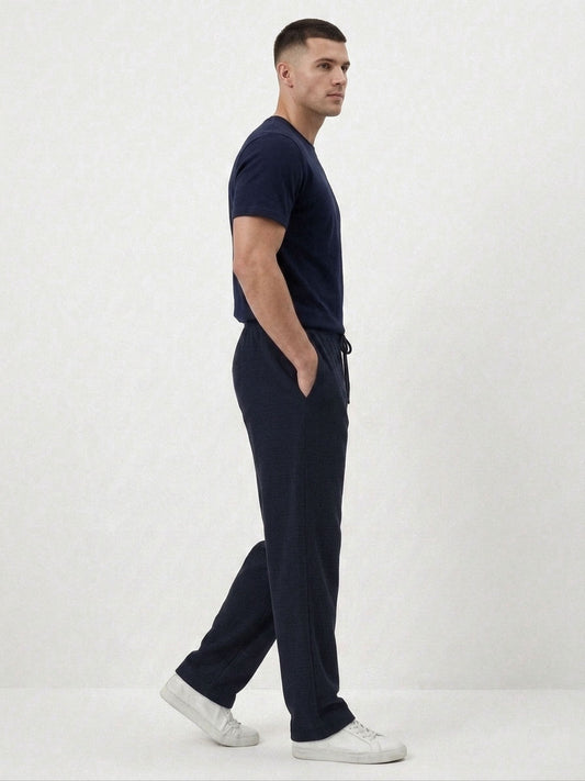 Straight Fit Knit Trouser
