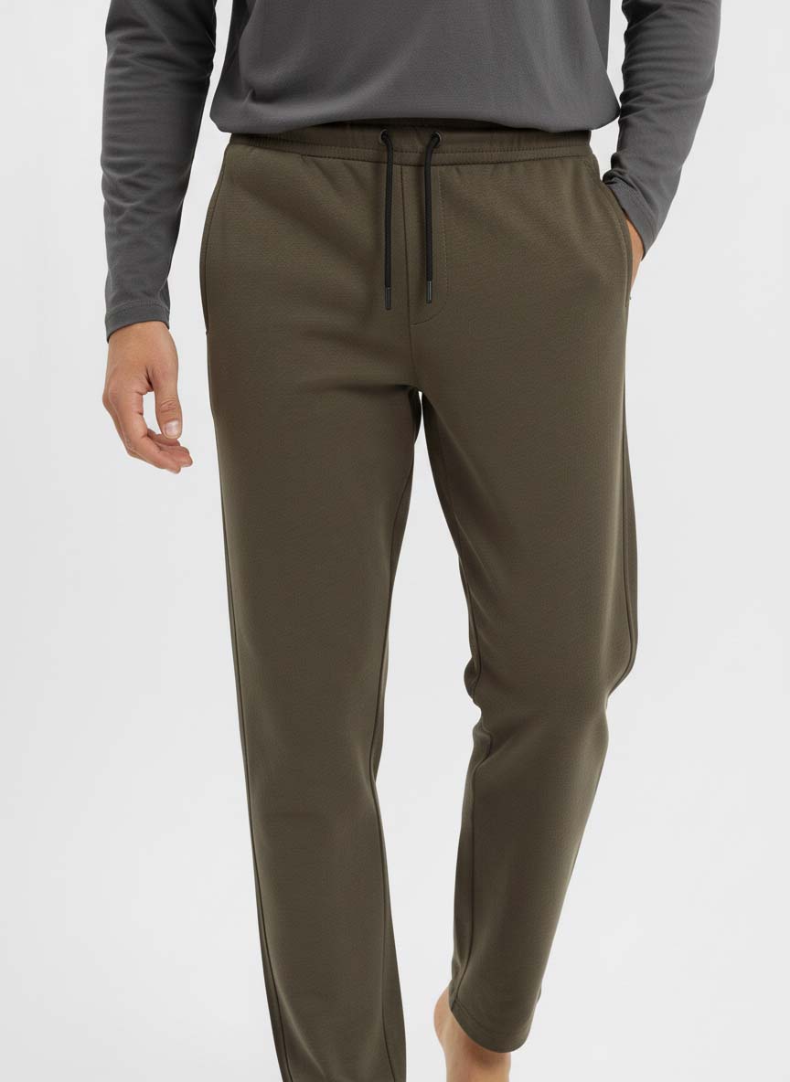 Straight Fit Knit Trouser