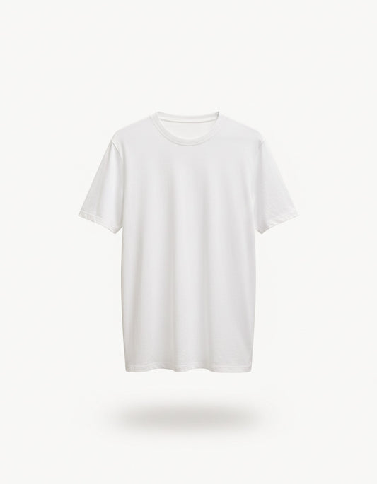 Basic Cotton Blend T Shirt