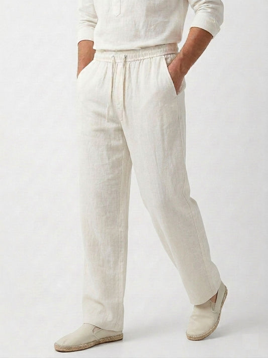Linen Straight Trouser