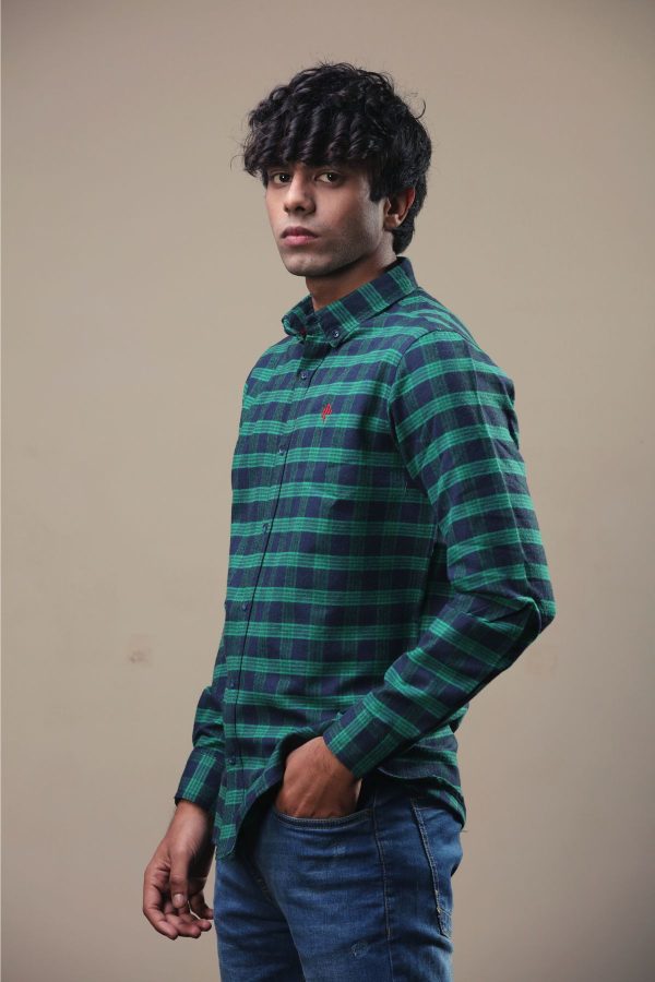 Embroidered Check Shirt