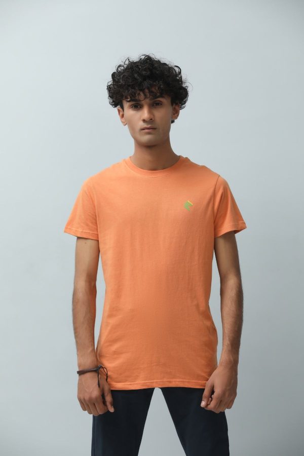 Basic logo T-Shirt Orange