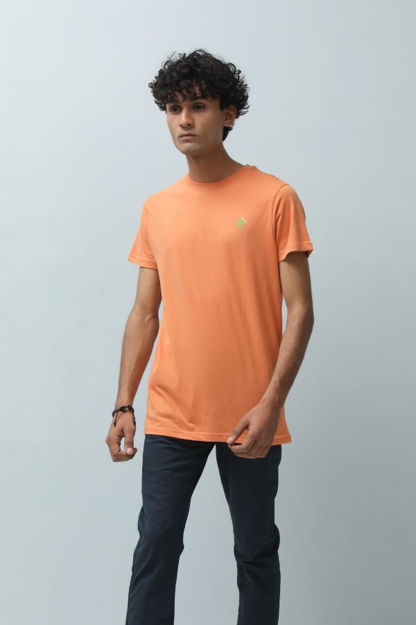 Basic logo T-Shirt Orange