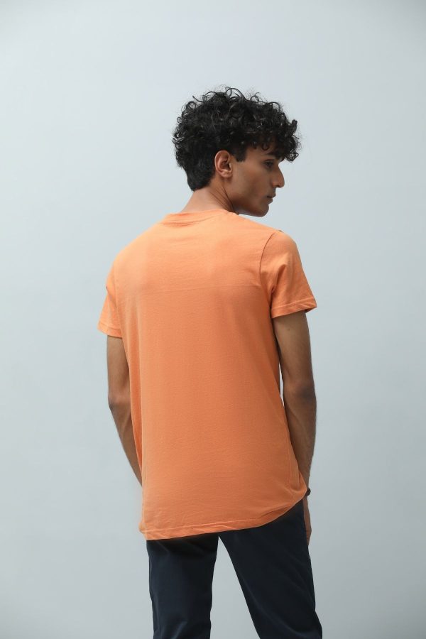 Basic logo T-Shirt Orange