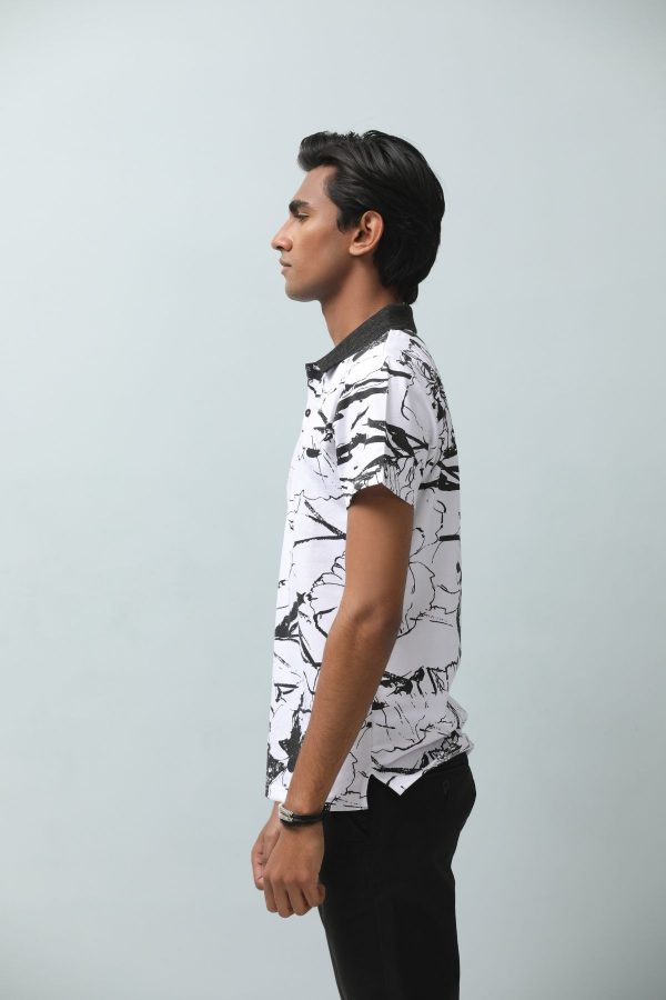 printed polo