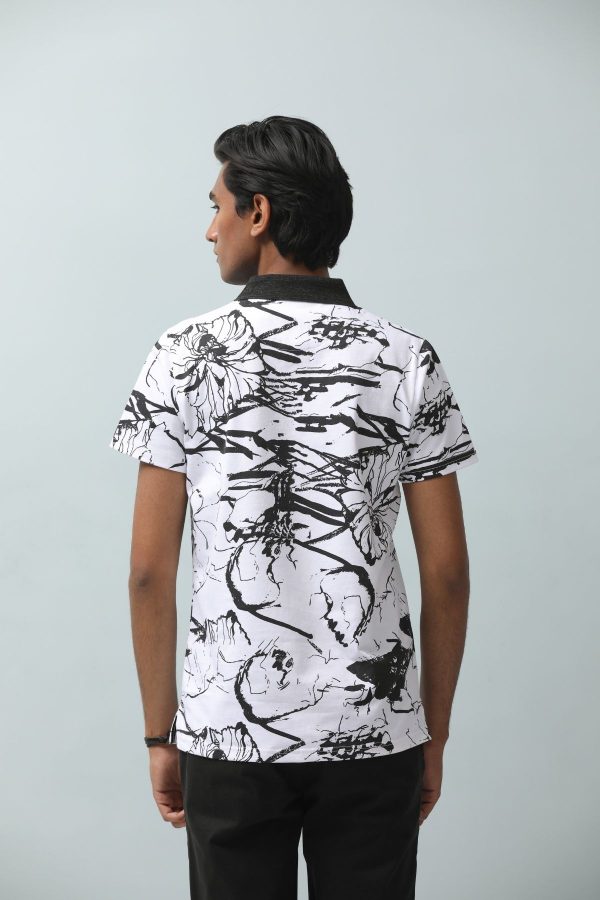 printed polo