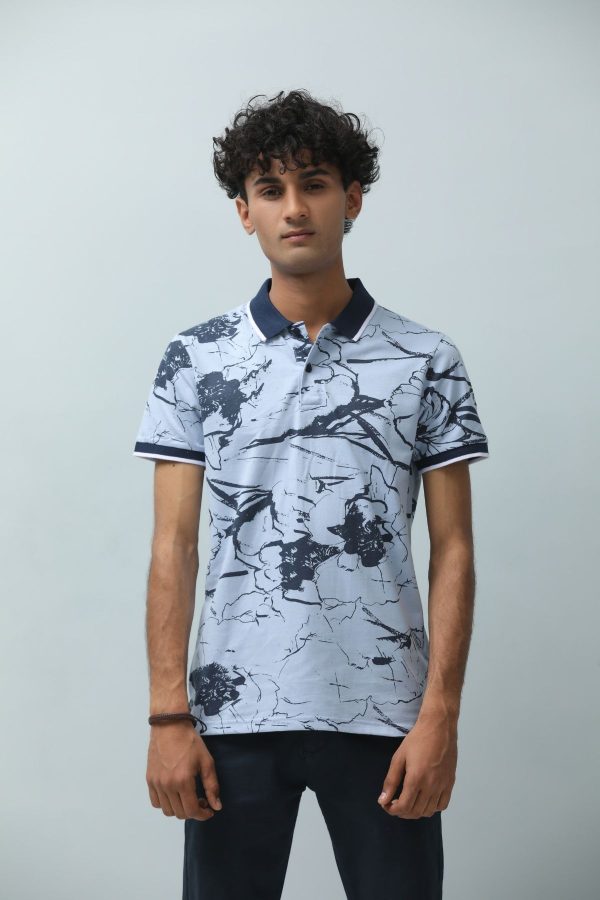 printed polo